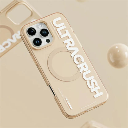 ROCK For iPhone 16 Pro Case Compatible with MagSafe Matte Shockproof PC+TPU Cover