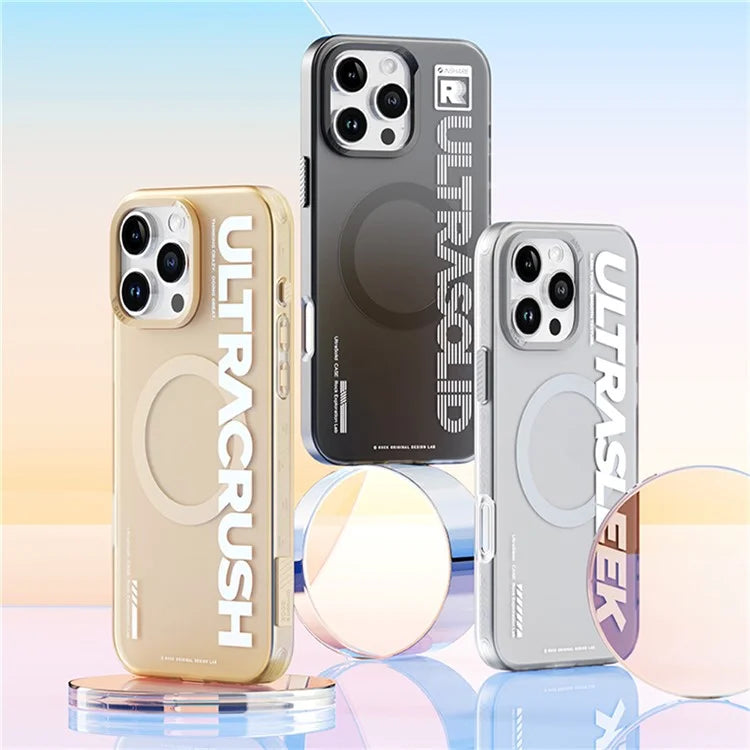 ROCK For iPhone 16 Pro Case Compatible with MagSafe Matte Shockproof PC+TPU Cover