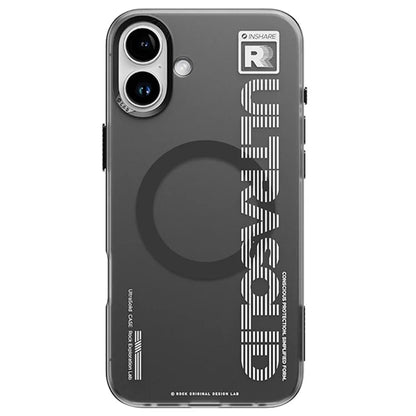 ROCK For iPhone 16 Case Compatible with MagSafe Matte Shockproof PC+TPU Cover