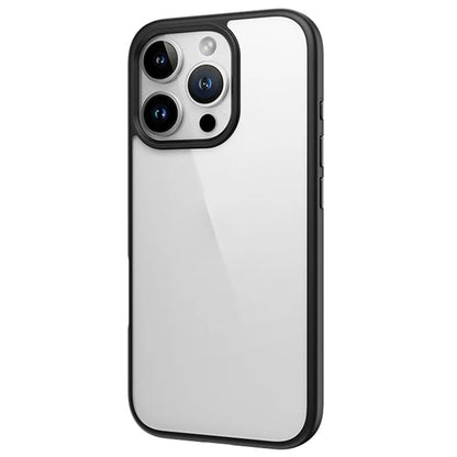 ROCK For iPhone 16 Pro Clear Phone Case PC+TPU Shockproof Back Cover