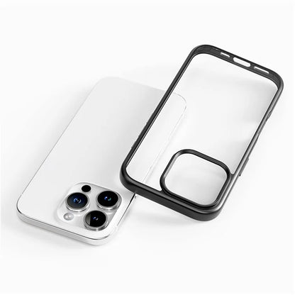 ROCK For iPhone 16 Pro Clear Phone Case PC+TPU Shockproof Back Cover