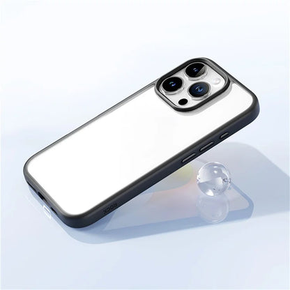 ROCK For iPhone 16 Pro Clear Phone Case PC+TPU Shockproof Back Cover