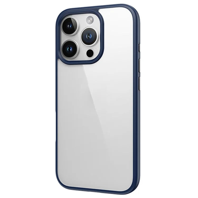 ROCK For iPhone 16 Pro Clear Phone Case PC+TPU Shockproof Back Cover