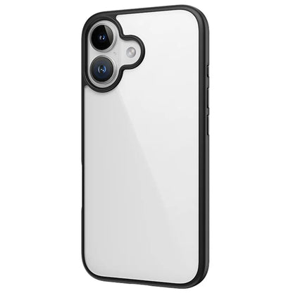ROCK For iPhone 16 Plus Clear Phone Case PC+TPU Shockproof Back Cover