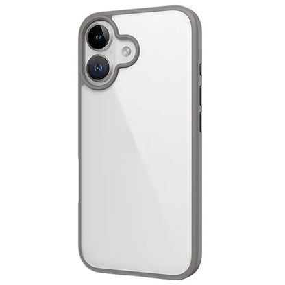 ROCK For iPhone 16 Plus Clear Phone Case PC+TPU Shockproof Back Cover