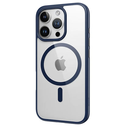 ROCK For iPhone 16 Pro Clear Phone Case Compatible with MagSafe PC+TPU Cover