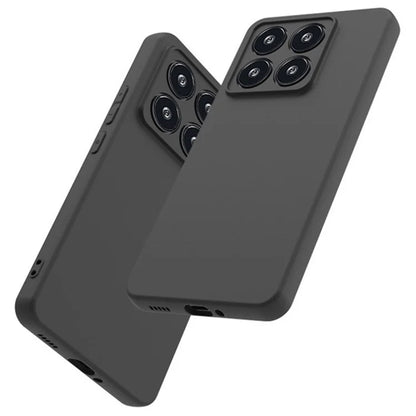 WANLONFENG MS Series for Xiaomi 14T TPU Case Matte Back Cover with Tempered Glass