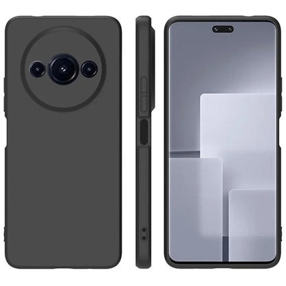WANLONFENG MS Series for Xiaomi Redmi A3 4G  /  Poco C61 4G TPU Case Matte Back Cover with Tempered Glass