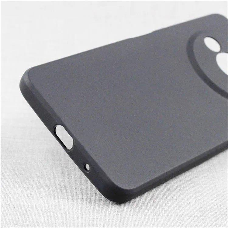 WANLONFENG MS Series for Xiaomi Redmi A3 4G  /  Poco C61 4G TPU Case Matte Back Cover with Tempered Glass