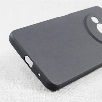 WANLONFENG MS Series for Xiaomi Redmi A3 4G  /  Poco C61 4G TPU Case Matte Back Cover with Tempered Glass