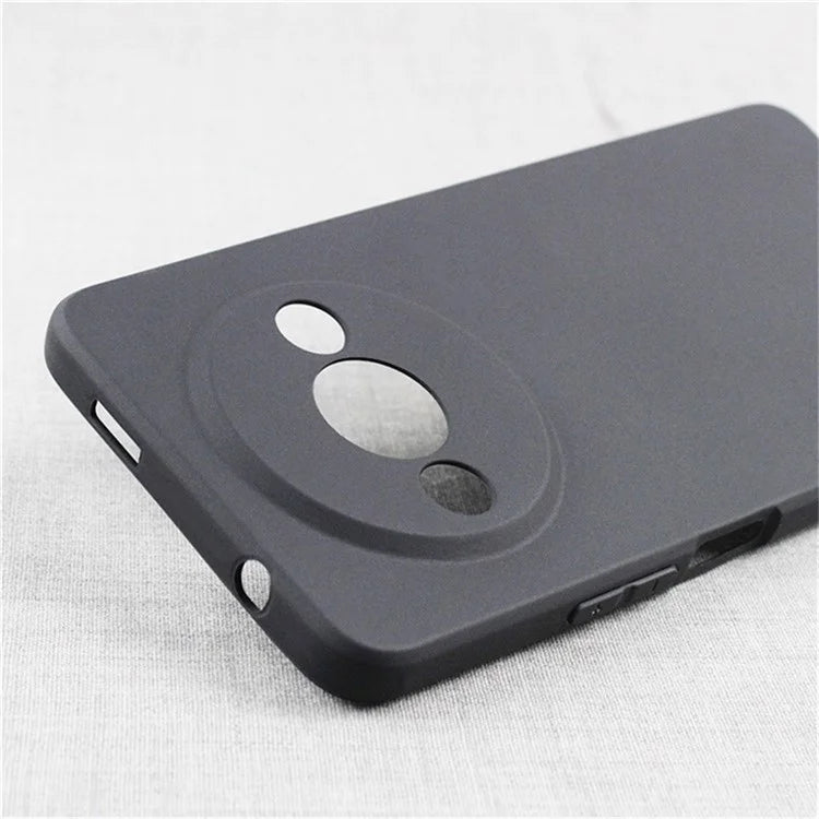 WANLONFENG MS Series for Xiaomi Redmi A3 4G  /  Poco C61 4G TPU Case Matte Back Cover with Tempered Glass