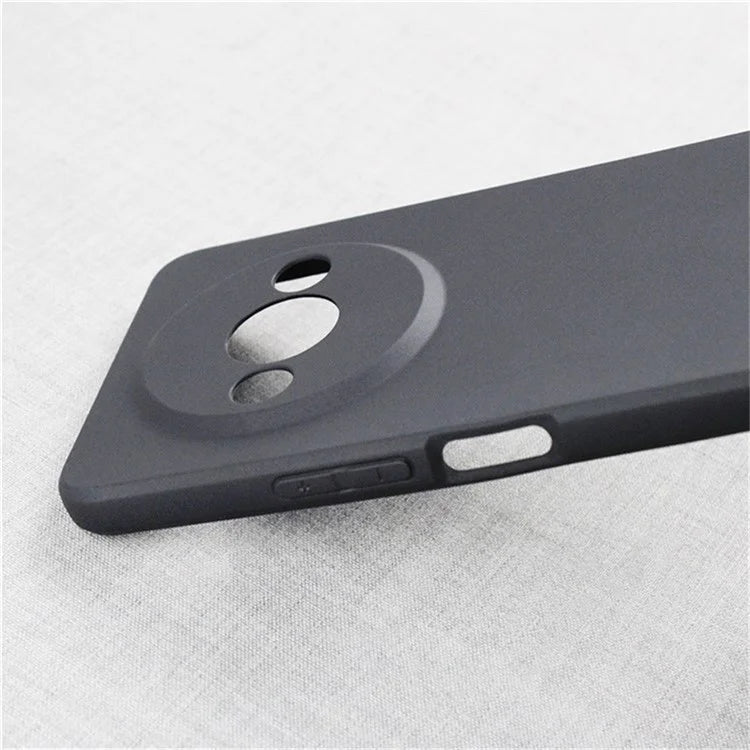 WANLONFENG MS Series for Xiaomi Redmi A3 4G  /  Poco C61 4G TPU Case Matte Back Cover with Tempered Glass