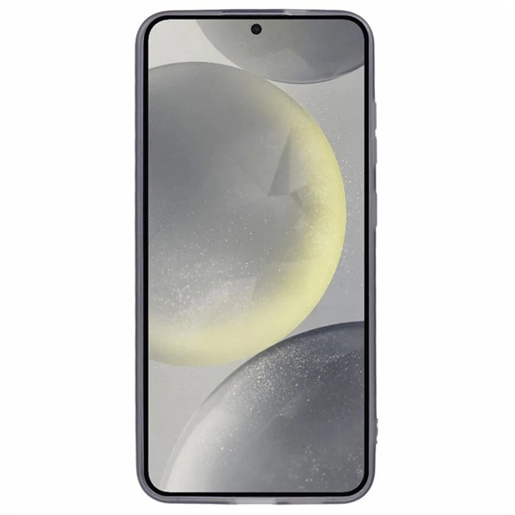 WANLONFENG DKSM Series for Samsung Galaxy S24 TPU Case Electroplated Frame Phone Cover with Tempered Glass