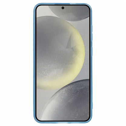 WANLONFENG DKSM Series for Samsung Galaxy S24 TPU Case Electroplated Frame Phone Cover with Tempered Glass