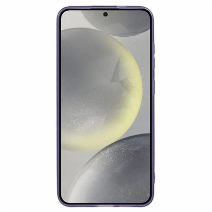 WANLONFENG DKSM Series for Samsung Galaxy S24+ TPU Case Electroplated Frame Phone Cover with Tempered Glass