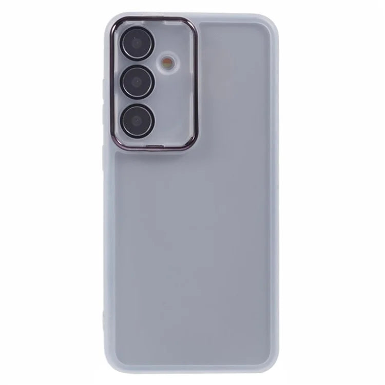 WANLONFENG DKSM Series for Samsung Galaxy A15 5G  /  A15 4G TPU Case Electroplated Frame Phone Cover with Tempered Glass