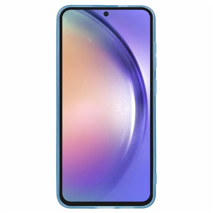 WANLONFENG DKSM Series for Samsung Galaxy A34 5G TPU Case Electroplated Frame Phone Cover with Tempered Glass