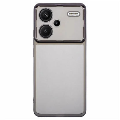 WANLONFENG DKSM Series for Xiaomi Redmi Note 13 Pro+ 5G TPU Case Electroplated Frame Phone Cover with Tempered Glass