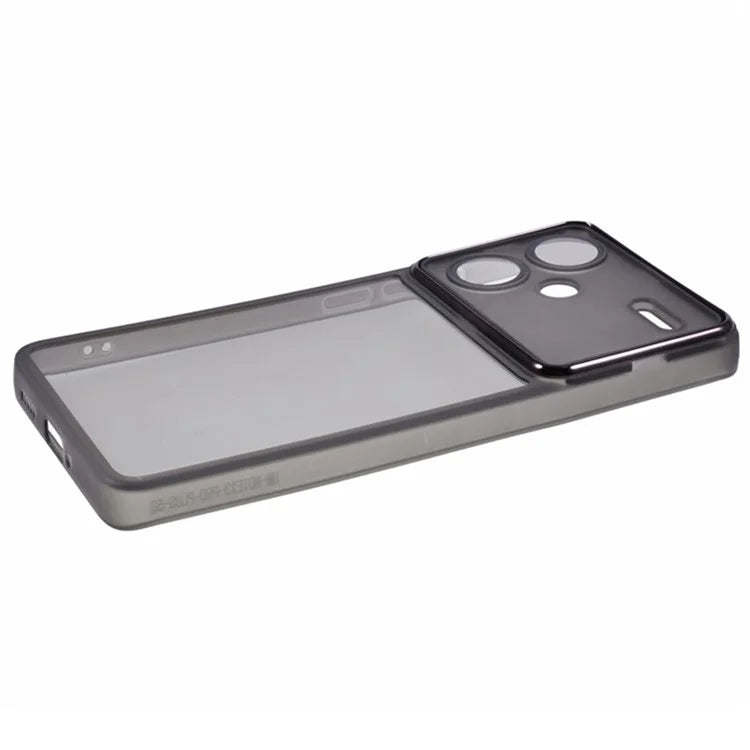 WANLONFENG DKSM Series for Xiaomi Redmi Note 13 Pro+ 5G TPU Case Electroplated Frame Phone Cover with Tempered Glass