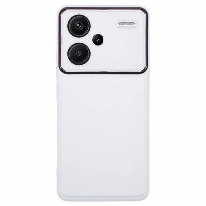 WANLONFENG DKSM Series for Xiaomi Redmi Note 13 Pro+ 5G TPU Case Electroplated Frame Phone Cover with Tempered Glass