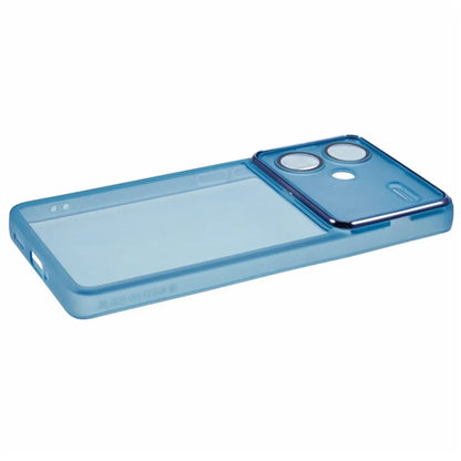 WANLONFENG DKSM Series for Xiaomi Redmi Note 13 Pro+ 5G TPU Case Electroplated Frame Phone Cover with Tempered Glass