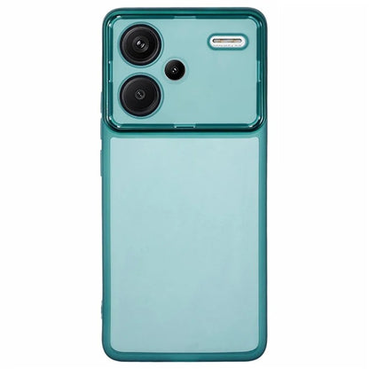 WANLONFENG DKSM Series for Xiaomi Redmi Note 13 Pro+ 5G TPU Case Electroplated Frame Phone Cover with Tempered Glass