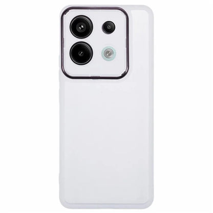 WANLONFENG DKSM Series for Xiaomi Poco X6 5G  /  Redmi Note 13 Pro 5G TPU Case Electroplated Frame with Tempered Glass