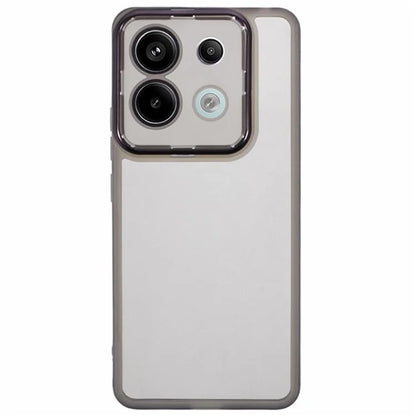 WANLONFENG DKSM Series for Xiaomi Poco X6 5G  /  Redmi Note 13 Pro 5G TPU Case Electroplated Frame with Tempered Glass