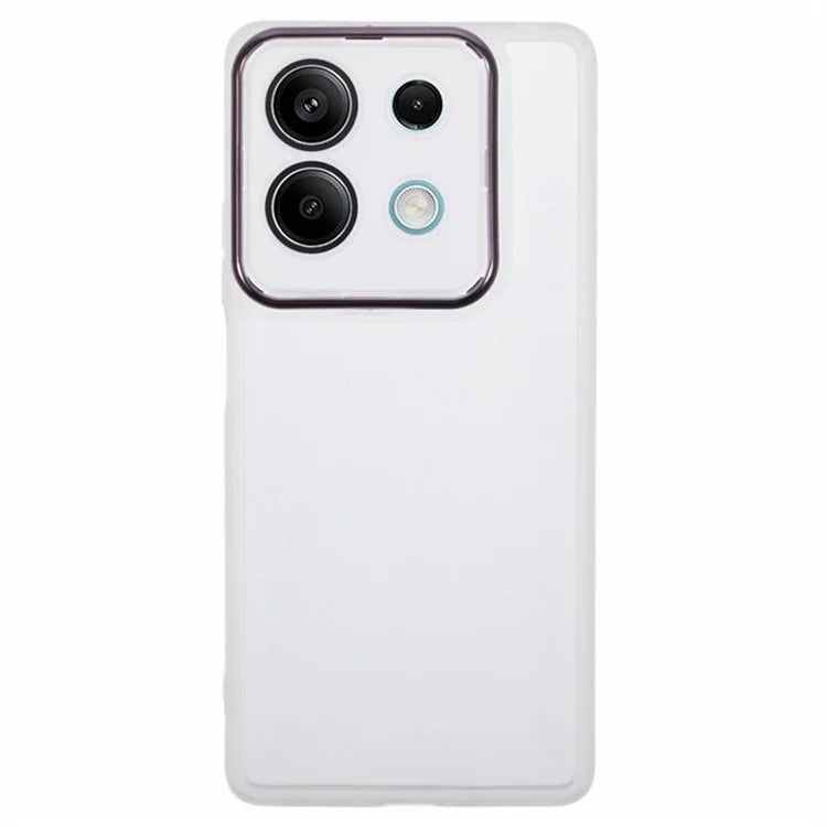 WANLONFENG DKSM Series for Xiaomi Redmi Note 13 5G TPU Case Electroplated Frame with Tempered Glass