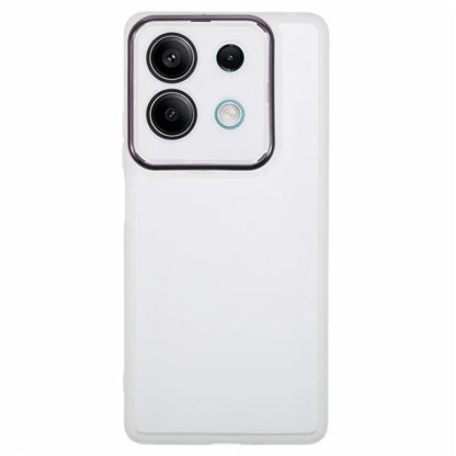 WANLONFENG DKSM Series for Xiaomi Redmi Note 13 5G TPU Case Electroplated Frame with Tempered Glass