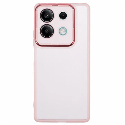 WANLONFENG DKSM Series for Xiaomi Redmi Note 13 5G TPU Case Electroplated Frame with Tempered Glass