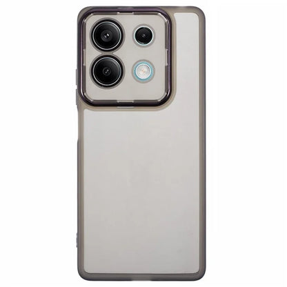 WANLONFENG DKSM Series for Xiaomi Redmi Note 13 5G TPU Case Electroplated Frame with Tempered Glass