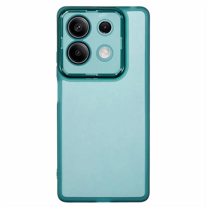 WANLONFENG DKSM Series for Xiaomi Redmi Note 13 5G TPU Case Electroplated Frame with Tempered Glass