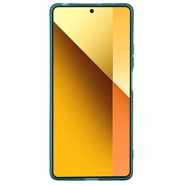 WANLONFENG DKSM Series for Xiaomi Redmi Note 13 5G TPU Case Electroplated Frame with Tempered Glass