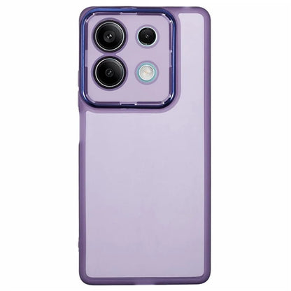 WANLONFENG DKSM Series for Xiaomi Redmi Note 13 5G TPU Case Electroplated Frame with Tempered Glass