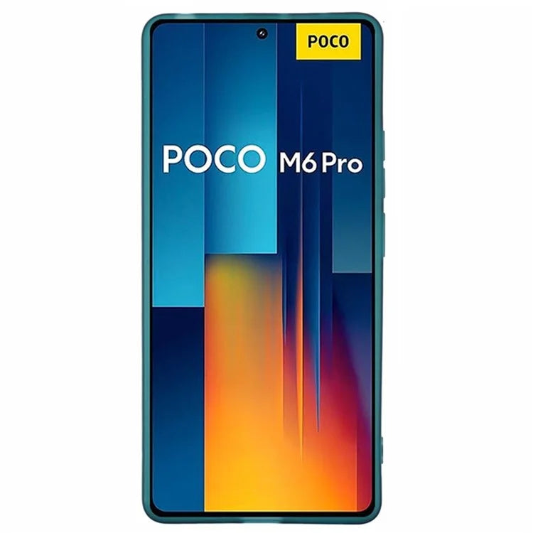 WANLONFENG DKSM Series for Xiaomi Poco M6 Pro 4G  /  Redmi Note 13 Pro 4G TPU Case Electroplated Frame with Tempered Glass