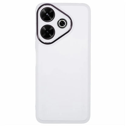 WANLONFENG DKSM Series for Xiaomi Redmi 13 5G  /  4G TPU Case Electroplated Frame with Tempered Glass
