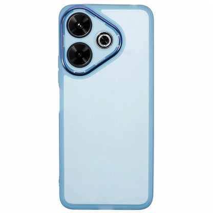 WANLONFENG DKSM Series for Xiaomi Redmi 13 5G  /  4G TPU Case Electroplated Frame with Tempered Glass