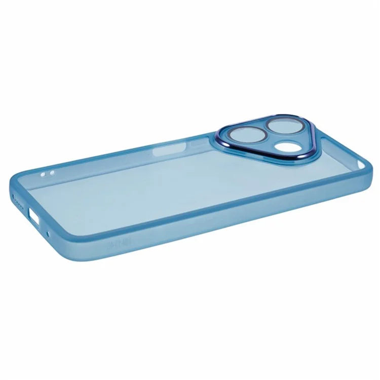 WANLONFENG DKSM Series for Xiaomi Redmi 13 5G  /  4G TPU Case Electroplated Frame with Tempered Glass