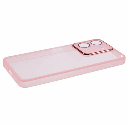 WANLONFENG DKSM Series for Xiaomi Poco C65 4G  /  Redmi 13C 4G TPU Case Electroplated Frame with Tempered Glass