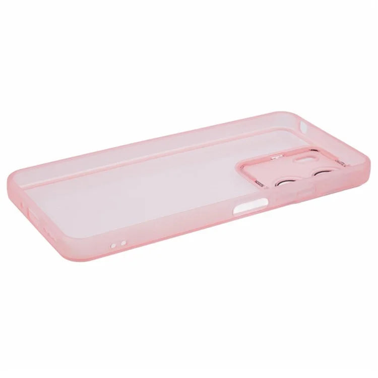 WANLONFENG DKSM Series for Xiaomi Poco C65 4G  /  Redmi 13C 4G TPU Case Electroplated Frame with Tempered Glass