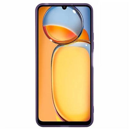 WANLONFENG DKSM Series for Xiaomi Poco C65 4G  /  Redmi 13C 4G TPU Case Electroplated Frame with Tempered Glass
