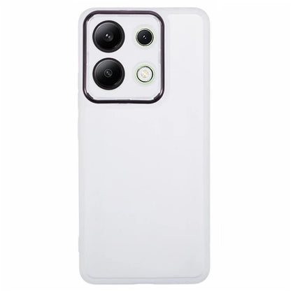 WANLONFENG DKSM Series for Xiaomi Redmi Note 13 4G TPU Case Electroplated Frame with Tempered Glass