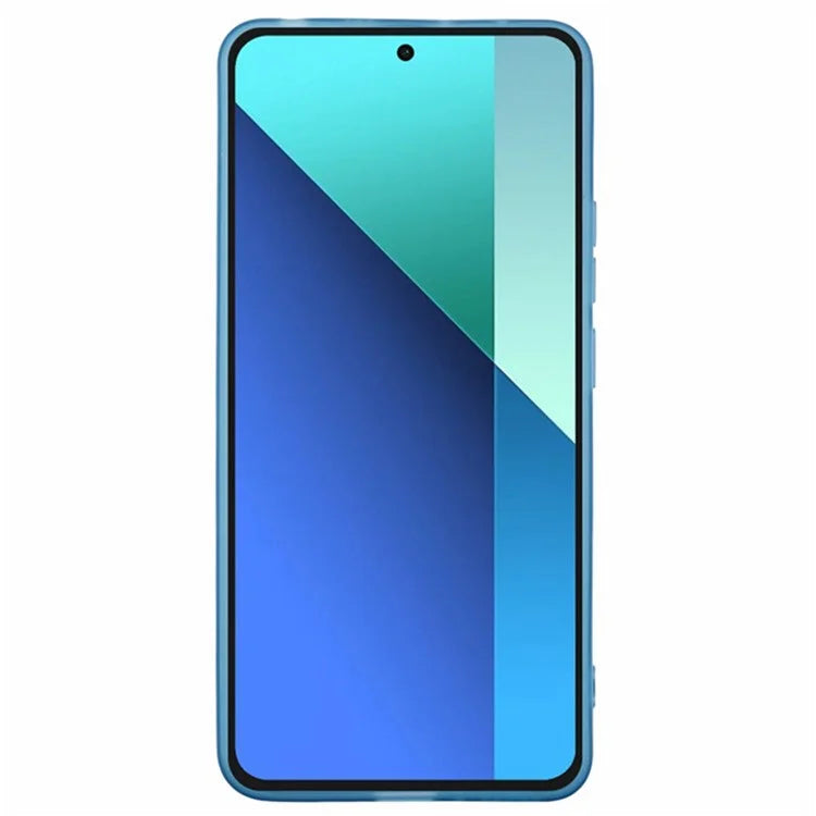 WANLONFENG DKSM Series for Xiaomi Redmi Note 13 4G TPU Case Electroplated Frame with Tempered Glass