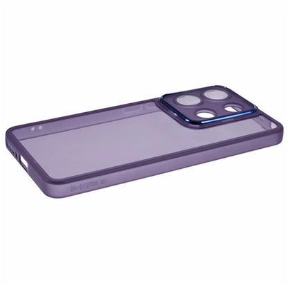 WANLONFENG DKSM Series for Xiaomi Redmi Note 13 4G TPU Case Electroplated Frame with Tempered Glass