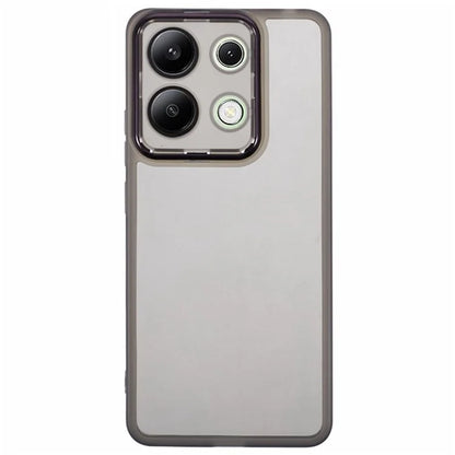 WANLONFENG DKSM Series for Xiaomi Redmi Note 13 4G TPU Case Electroplated Frame with Tempered Glass