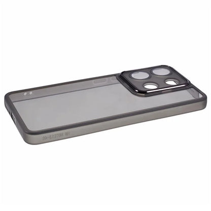 WANLONFENG DKSM Series for Xiaomi Redmi Note 13 4G TPU Case Electroplated Frame with Tempered Glass