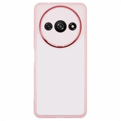 WANLONFENG DKSM Series for Xiaomi Redmi A3 4G TPU Case Electroplated Frame with Tempered Glass