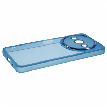 WANLONFENG DKSM Series for Xiaomi Redmi A3 4G TPU Case Electroplated Frame with Tempered Glass