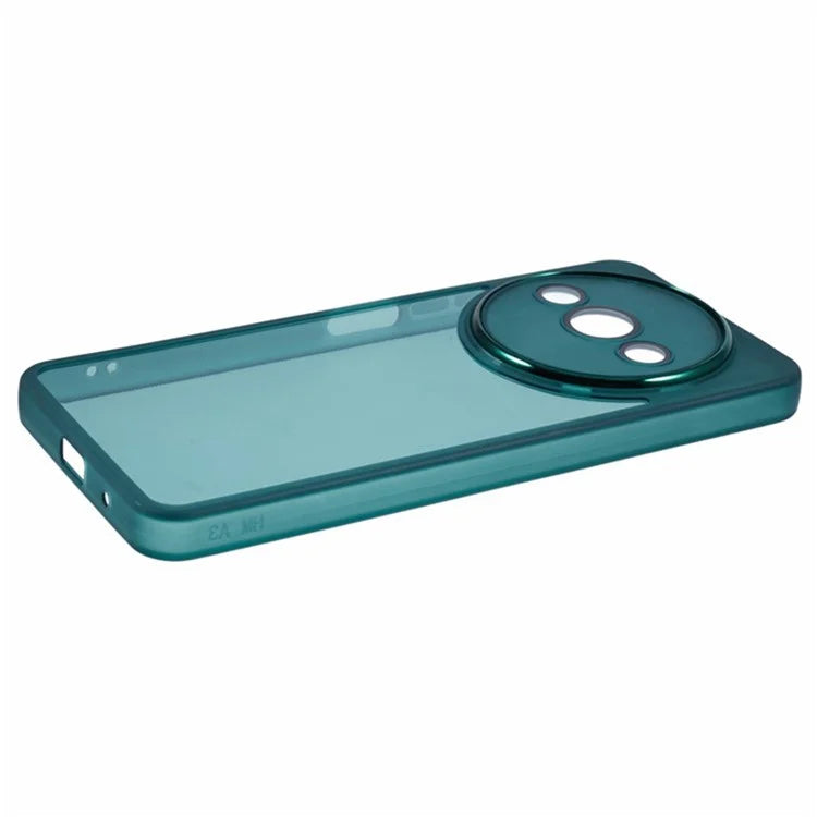 WANLONFENG DKSM Series for Xiaomi Redmi A3 4G TPU Case Electroplated Frame with Tempered Glass